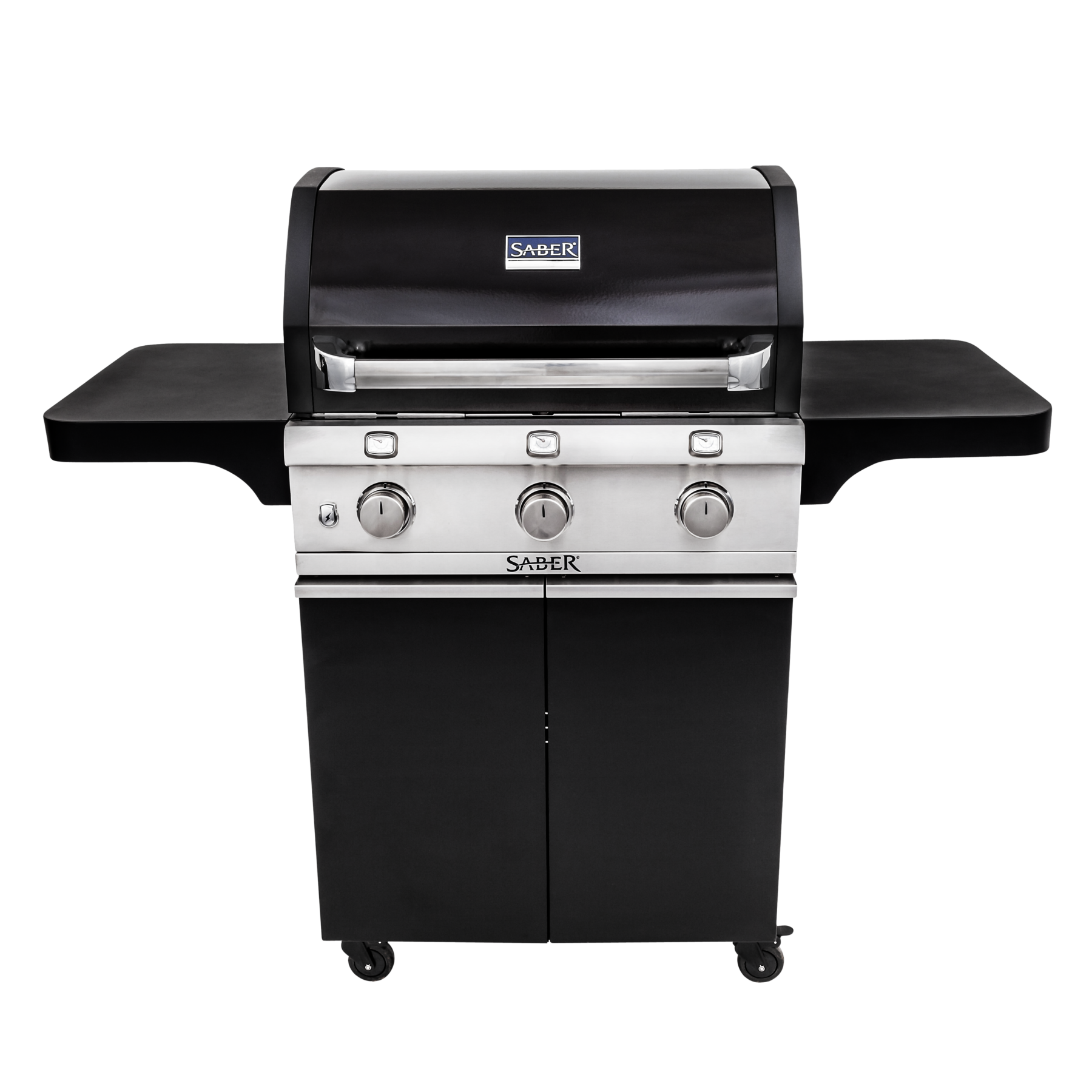 Saber 3-Burner Cast Black Gas Grill