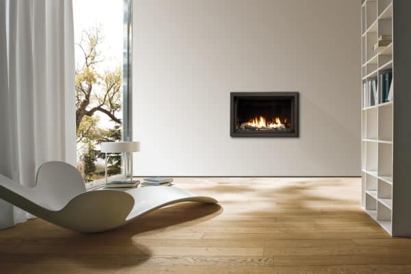 Marquis skyline 36" gas fireplace with driftwood