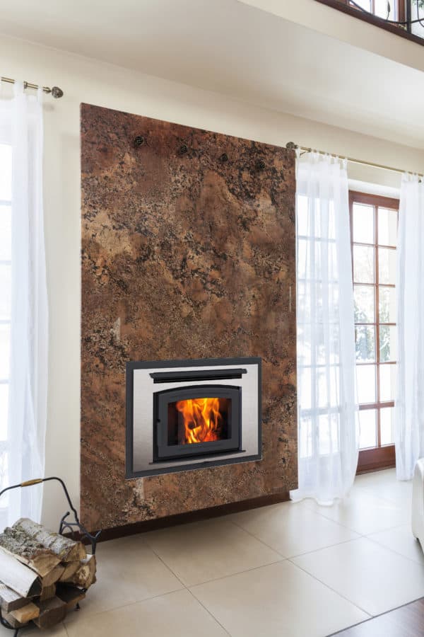 Pacific energy fp25 arch wood fireplace