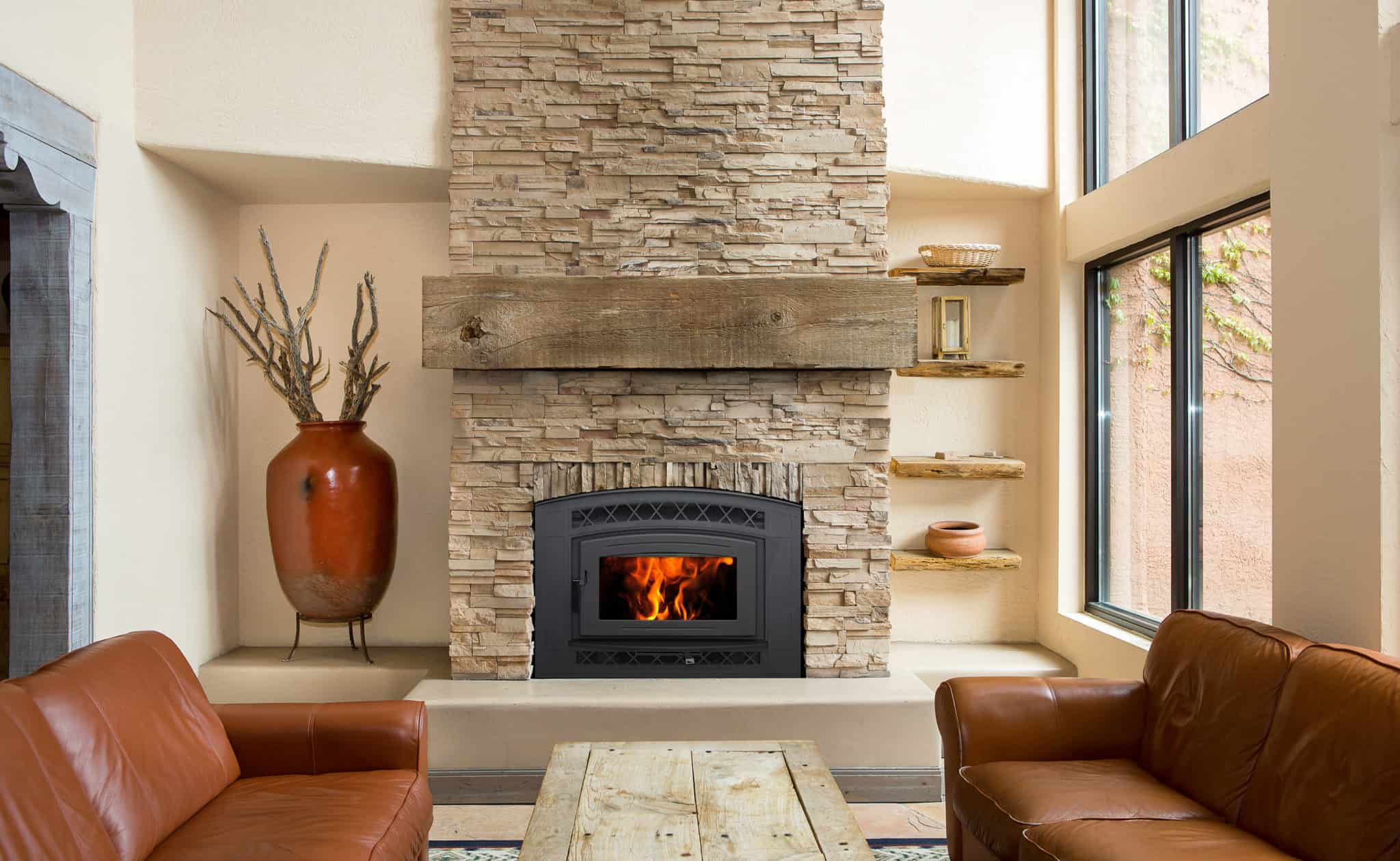 Pacific Energy FP30 Arch LE Safe Home Fireplace