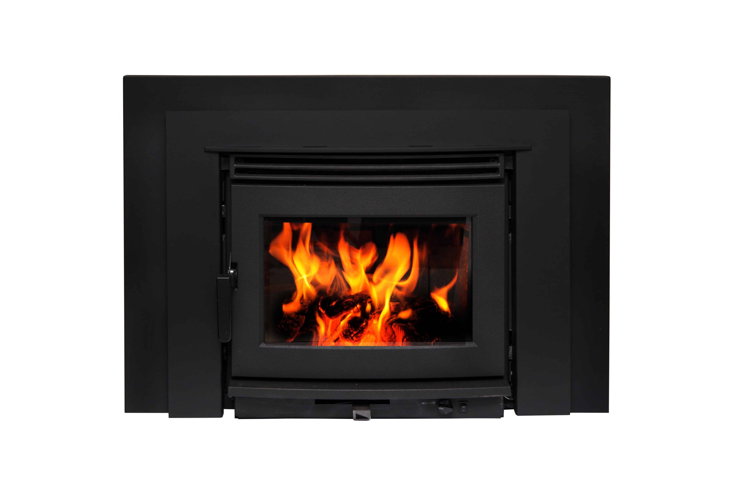 Pacific Energy Neo 1.6 wood insert with black trim