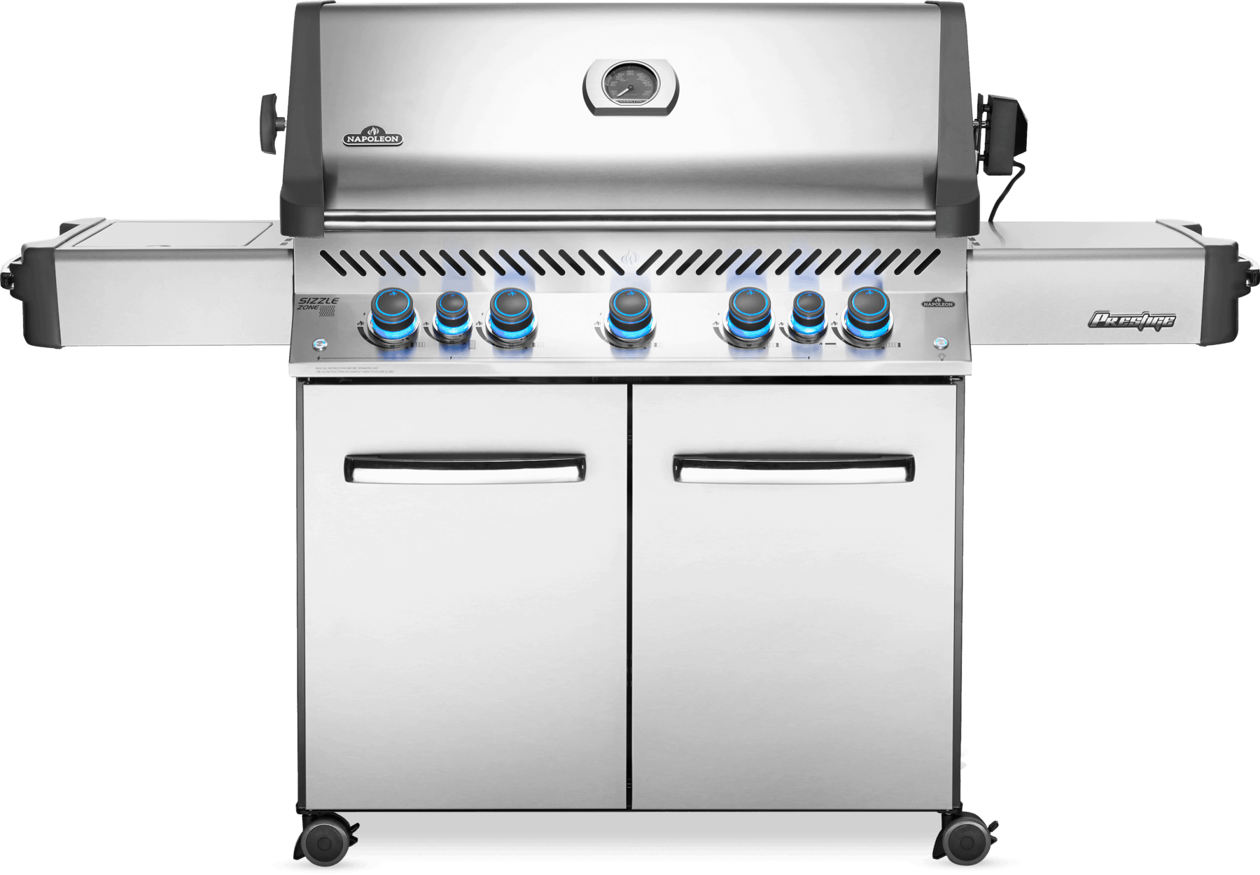 Napoleon Prestige 665 With Infrared Side and Rear Burners Safe Home