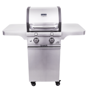 Saber 2-burner cast stainless gas grill