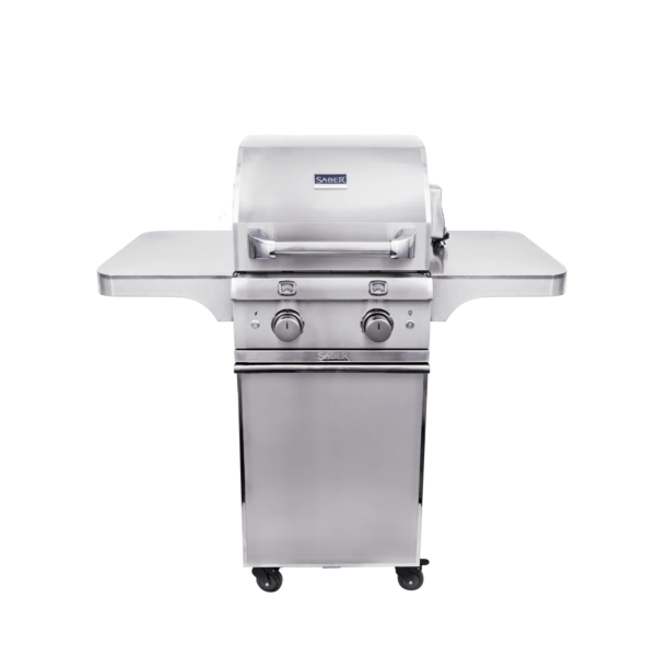 Saber elite 2-burner stainless steel gas grill