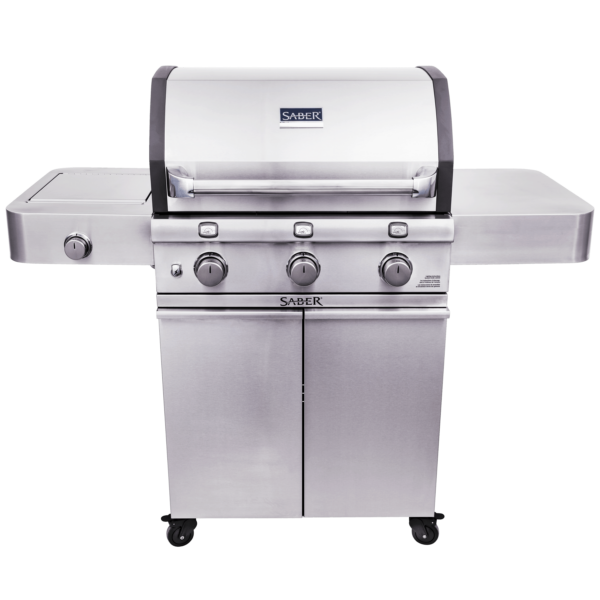 Saber 3-Burner Cast Stainless Gas Grill