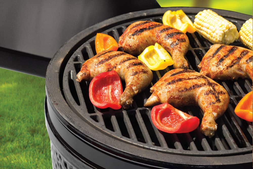 Black Olive Charcoal Grill Safe Home Fireplace