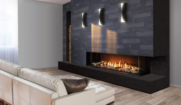 Urbana u70 multi-sided gas fireplace