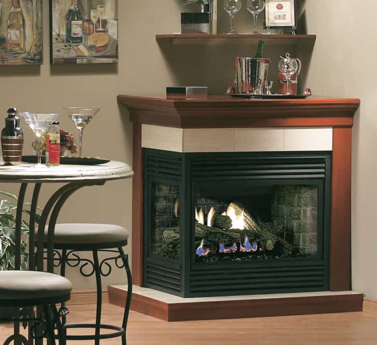 Marquis Gemini SeeThrough Gas Fireplace Safe Home Fireplace