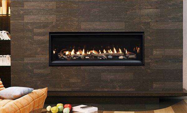 Astria compass 45" linear gas fireplace | safe home fireplace: strathroy & london ontario