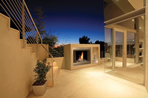 Marquis aurora outdoor gas fireplace | safe home fireplace: london & strathroy ontario