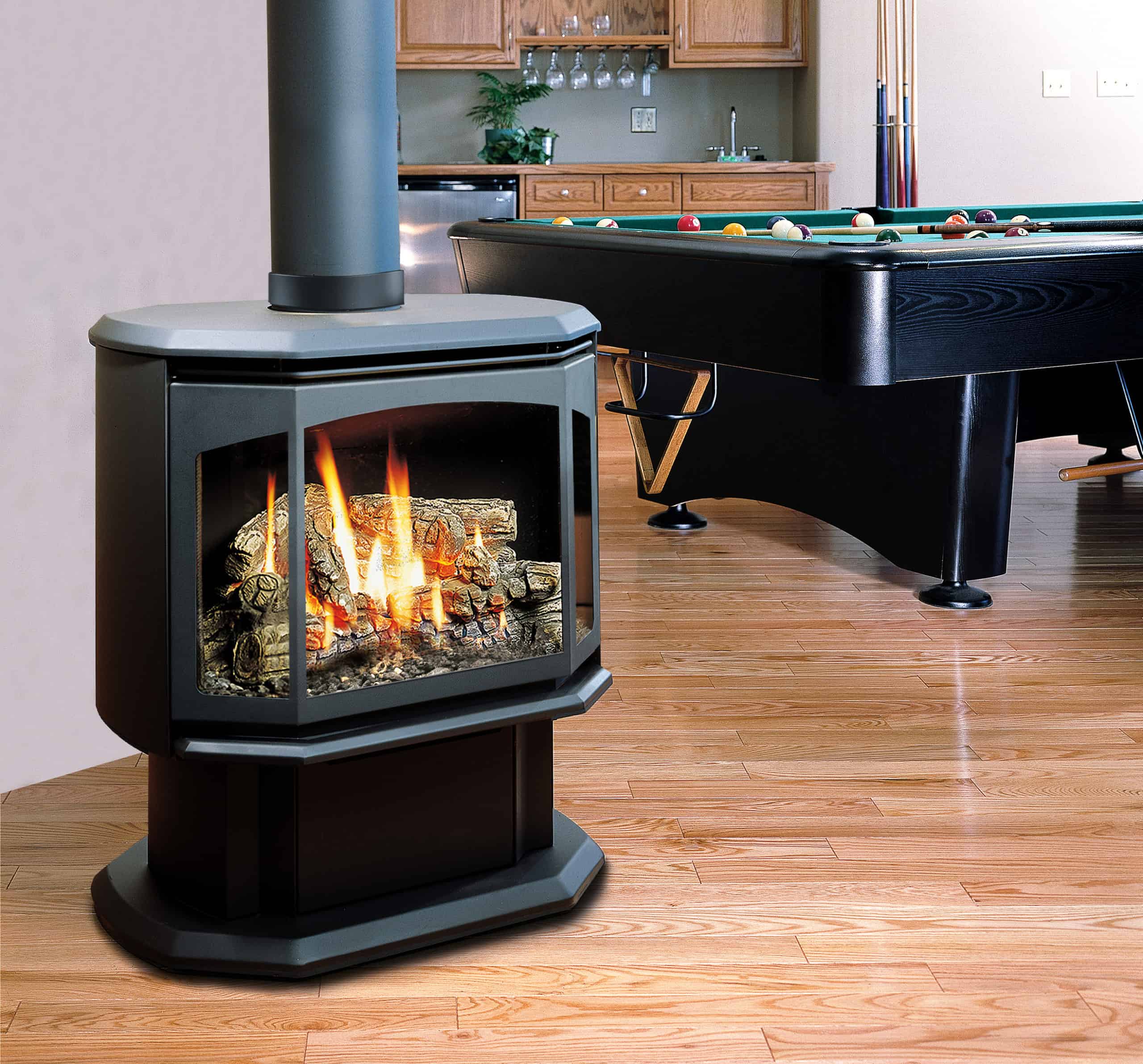 Marquis Sentinel Freestanding Gas Stove Safe Home Fireplace