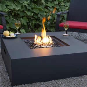 Carbon Collection Square Fire Table | Safe Home Fireplace in London & Strathroy Ontario