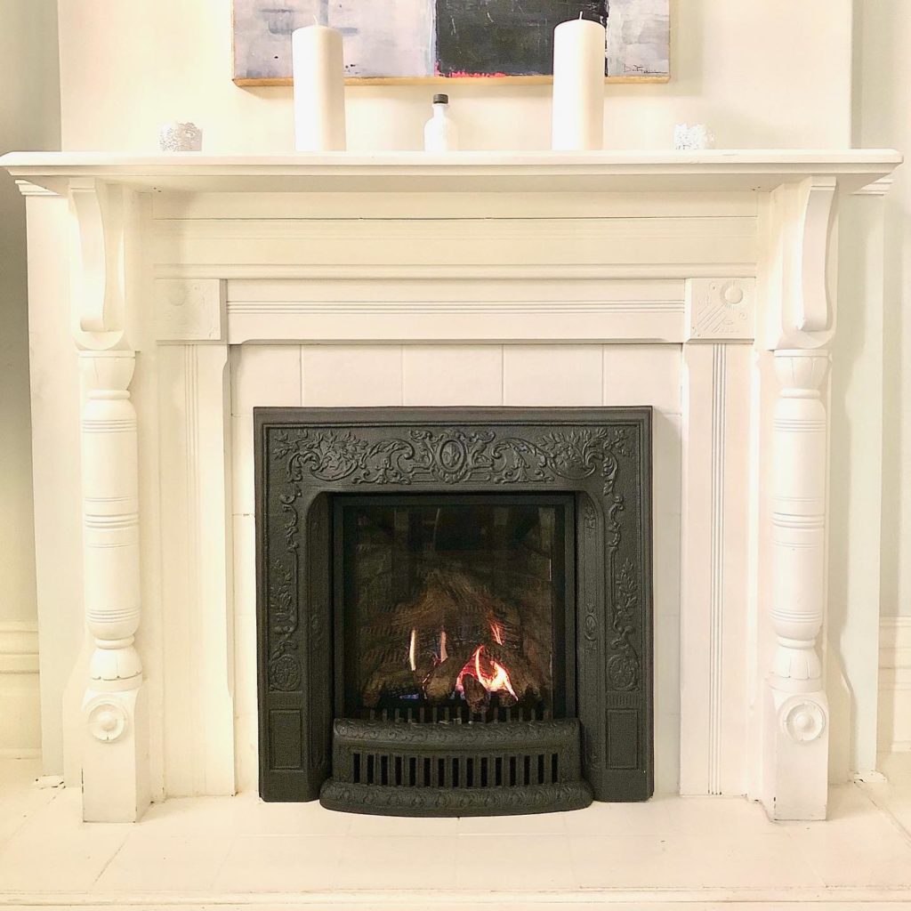 Fireplace installation image on safe home fireplace website