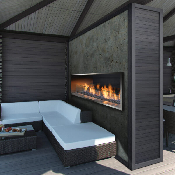 Barbara Jean 36" Outdoor Linear Gas Fireplace | Safe Home Fireplace in London & Strathroy Ontario