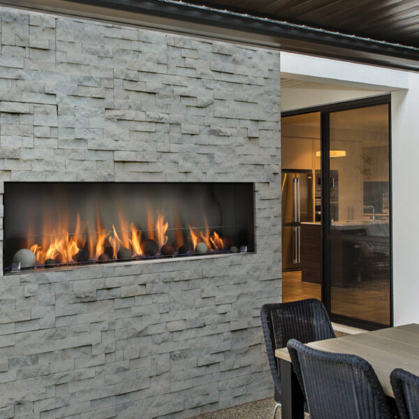 Barbara jean 48 outdoor linear gas fireplace | safe home fireplace in london & strathroy ontario