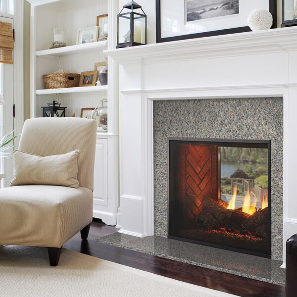 Majestic fortress see through gas fireplace | safe home fireplace in london & strathroy ontario