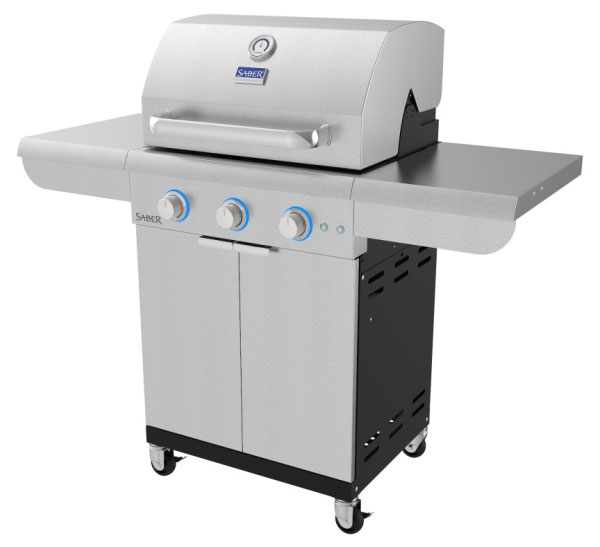 Saber Select 3-Burner Gas Grill | Safe Home Fireplace in London and Strathroy Ontario