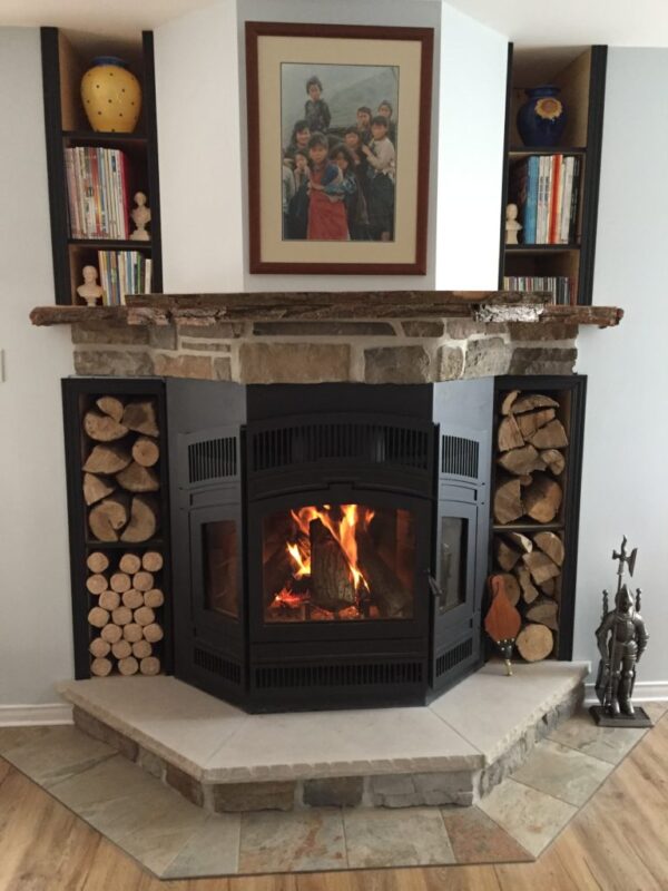Rsf delta fusion wood burning fireplace | safe home fireplace in london & strathroy ontario