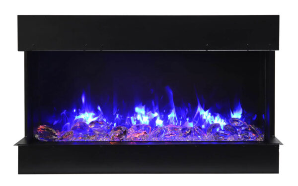 Amantii 60" tru-view slim electric fireplace | safe home fireplace in london & strathroy ontario