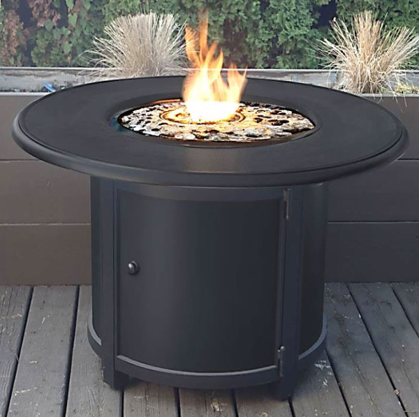 Vulcan round fire table | safe home fireplace in london & strathroy ontario