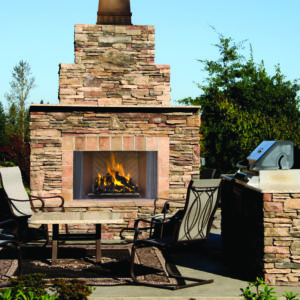 Astria Oracle 42 outdoor wood fireplace | Safe Home Fireplace in Strathroy & London