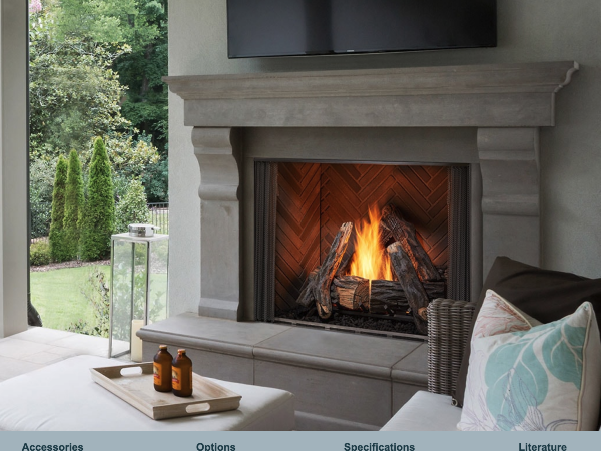 Majestic Courtyard Gas Fireplace | Safe Home Fireplace