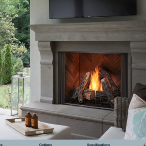 Majestic courtyard gas fireplace | safe home fireplace in london, strathroy & sarnia ontario