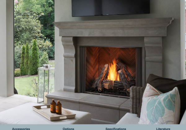 Majestic courtyard gas fireplace | safe home fireplace in london, strathroy & sarnia ontario