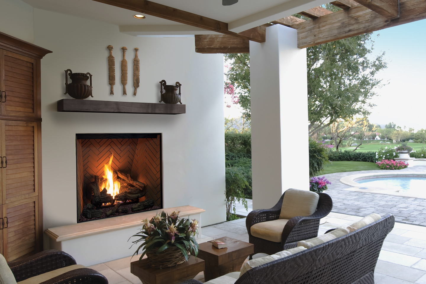 Urbana U44 Outdoor Gas Fireplace | Safe Home Fireplace in Sarnia, London & Strathroy Ontario