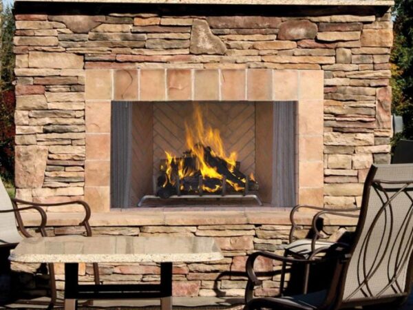 Oracle wood burning fireplace