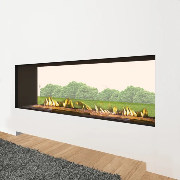 Indoor outdoor tunnel 170h image on safe home fireplace website
