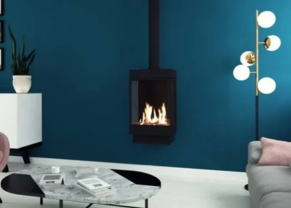 Stand alone three sided 40 image on safe home fireplace website