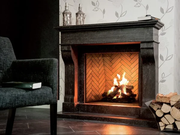 Traditional 90 image on safe home fireplace website