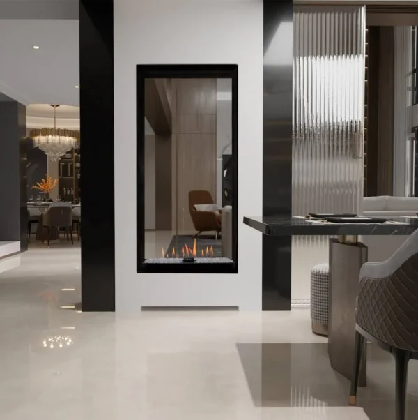 Tunnel 31h 31x65 image on safe home fireplace website