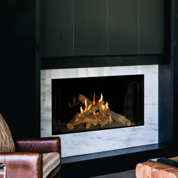 Wilderness front facing 44h image on safe home fireplace website