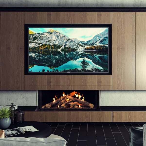 Wilderness three sided 44 image on safe home fireplace website