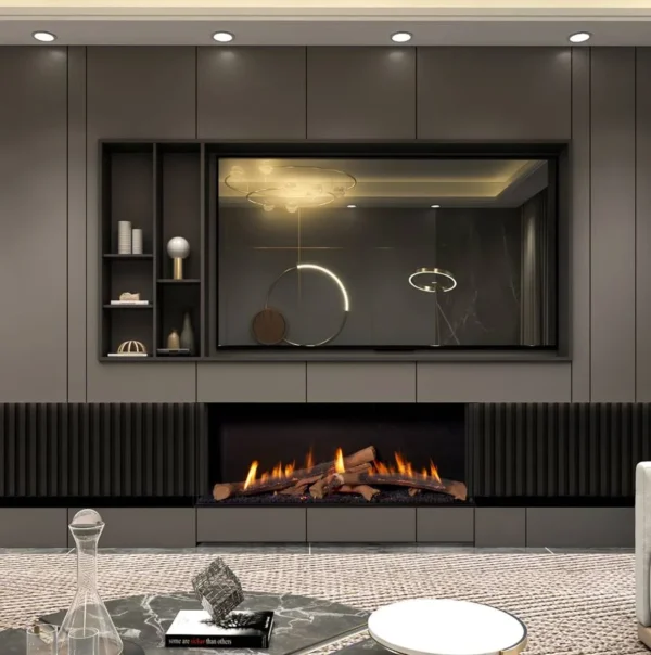 Wilderness three sided 60h image on safe home fireplace website