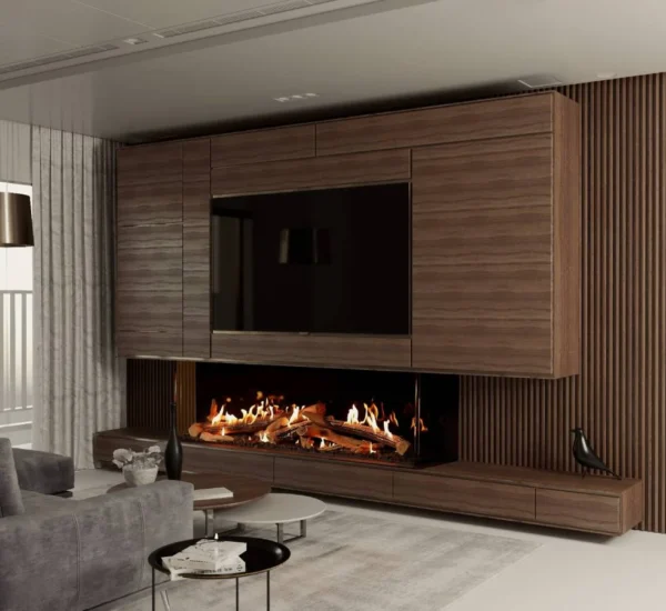 Wilderness three sided 68h image on safe home fireplace website