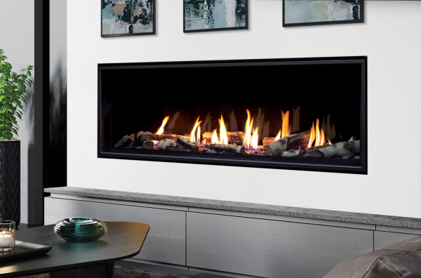 Enviro c60t tall linear gas fireplace